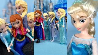 DISNEY PRINCESS Frozen Elsa and Anna  Let it Go  Jack World funny video😂Disney Best TikTok😂 [upl. by Attwood]