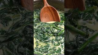 Creamed Spinach  Thanksgiving side dish [upl. by Naloc]