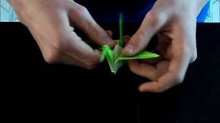 Origami Kraanvogel Vouwen\ Origami How To Fold Crane [upl. by Sheeree]