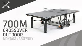 Montage table de pingpong Cornilleau 700M Crossover outdoor 8 mm [upl. by Domenech]