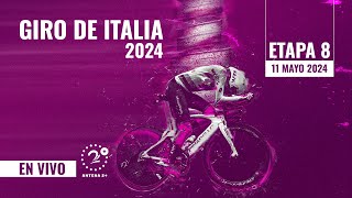 EN VIVO  GIRO DE ITALIA 2024 ETAPA 8 [upl. by Aidekal]