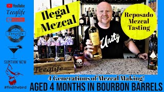 Ilegal Mezcal Reposado Mezcal Review Aged 4 Months in Bourbon Barrels [upl. by Karlee]