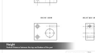 Height LengthWidth and Depth dimensions on blueprints [upl. by Notla574]