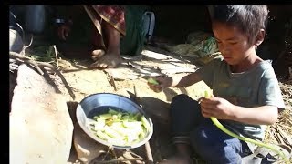 Cooking Pindaloo which is Asian food recipe ll Primitive technology [upl. by Ynots709]