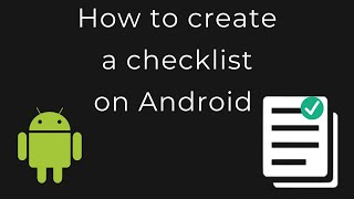 How to turn a Recyclerview into a Checklist on Android [upl. by Aretina963]