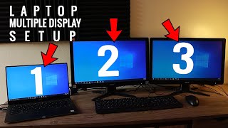 How to setup Multiple Display on a Laptop [upl. by Longmire105]