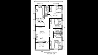 26 × 42 House Plan 3BHK North Facing HouseADVANCE DESIGNER [upl. by Seymour]