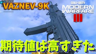 少し威力が低いと感じたSMG VAZNEV9K 256【Call of Duty MW3】 [upl. by Aluor879]