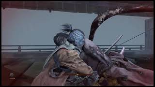 Genichiro Ashina Bossfight Ashina Castle  Sekiro Shadows Die Twice [upl. by Atinauq]