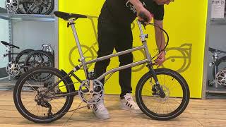 VELLO folding bike titanium at EUROBIKE 2024 [upl. by Publias]