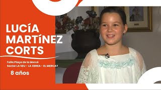 Candidatas a Fallera Mayor Infantil de Valencia 2025 Lucía Martínez Corts [upl. by Enrika]