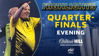 CHIZZY THUMPS MvG QuarterFinals Evening Highlights  202021 William Hill World Darts Championship [upl. by Tenaej]