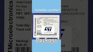 STMicroelectronics ST Series STPS3H100U Schottky rectifier SchottkyRectifier schottky [upl. by Melvina]