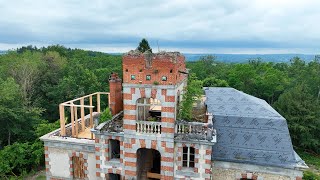 The mansard roof frame starts to take shape [upl. by Oicanata]