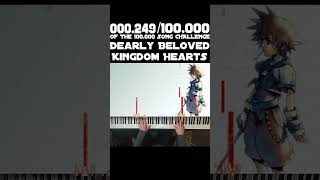 Kingdom Hearts  Dearly Beloved PIANO 249100k [upl. by Katie]