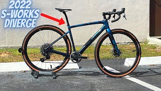 CAN THIS BIKE DO ROAD AND GRAVEL 2022 SPECIALIZED SWORKS DIVERGE GRAVEL BIKE [upl. by Rawde854]