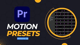 Motion Presets Free Download  Premiere Pro Presets [upl. by Leizar]