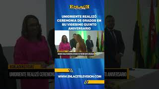 UNIORIENTE REALIZÓ CEREMONIA DE GRADOS EN SU VIGESIMO QUINTO ANIVERSARIO [upl. by Leugimsiul]