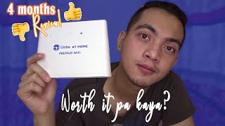 GLOBE AT HOME PREPAID WIFI REVIEW 2019 4 MONTHS REVIEW [upl. by Odie]