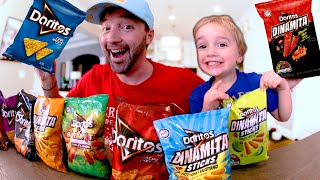 3 Year Old Ranks Every Dorito Flavor [upl. by Jeri798]