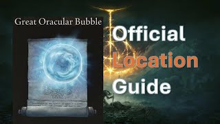 How to get Great Oracular Bubble  Elden Ring [upl. by Francisca]