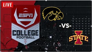 🔴Iowa Hawkeyes vs Iowa State Cyclones – College Football 2024 Live Stream [upl. by Ahtekal]