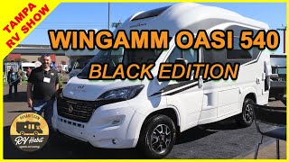 Wingamm Oasi 540 Black Edition Tour  Tampa Florida RV Super Show  Wingamm RV [upl. by Aserehs]