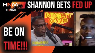 Did Shannon Sharpe Have A quotPut Your Glasses Back Onquot Moment With Ocho Shay Gets Snappy [upl. by Yaras]