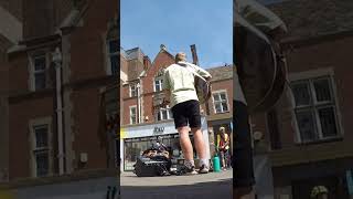 No Cigar Millencolin cover Live from Busking in Cambridge busking shorts [upl. by Yevrah]