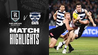 Port Adelaide v Geelong Cats Highlights  Round 13 2021  AFL [upl. by Naamana992]