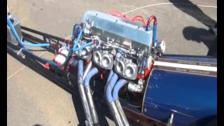 Holden 202 front engine Dragster 69 Slingshot [upl. by Janine]