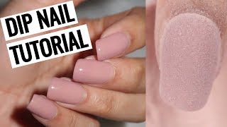 HOW TO DO DIP NAILS AT HOME  Revel Nail [upl. by Nahshu]