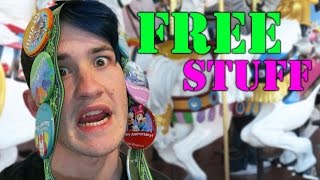 HOW TO GET FREE STUFF AT DISNEY WORLD [upl. by Wilder188]