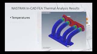 Thermal Analysis in NASTRAN In CAD [upl. by Manthei241]