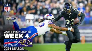 Buffalo Bills vs Baltimore Ravens  2024 Week 4 Game Highlights [upl. by Berey]