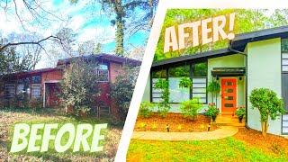 MidCentury Modern Renovation  MCM Before and After [upl. by Seuguh]