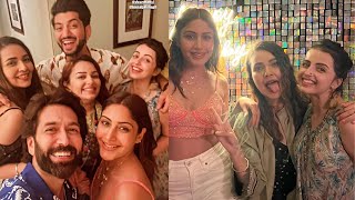 Surbhi Chandana Gets Bday Surprise By Ishqbaaz costar Nakuul Mehta Shrenu Parikh Mansi Srivastava [upl. by Medovich]