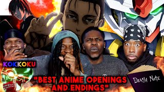 RAP FANS react to THE BEST ANIME OPENINGS and ENDINGS for the FIRST TIME 4 [upl. by Hunley165]