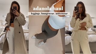 ADANOLA HAUL amp TRY ON  the best leggings EVER loungewear activewear  Rachel Holland [upl. by Fellows]