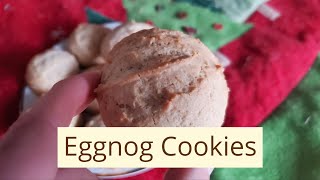 Simple Eggnog Cookies Recipe [upl. by Odnumyar]