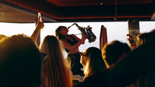 Yarden Saxophone full live set on the Pink Shadow Yacht in St Barth [upl. by Cody]