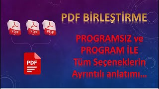 PDF Birleştirme  En Kolay Yollar İle [upl. by Kester]