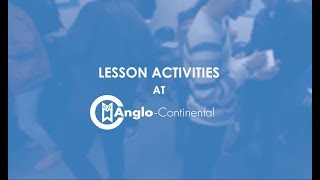 Lesson Activities at AngloContinental  Learning Grammar [upl. by Mouldon]