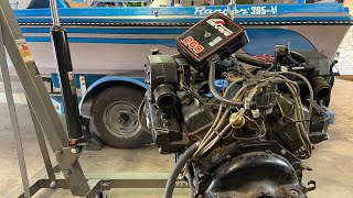 How To Remove A MERCRUISER 260 Engine Flow Rite Live Well Upgrade Part 1 [upl. by Mozza]