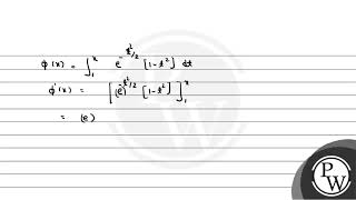 The points of extremum of the function \ \phix\int1x et2  2\left1t2\right [upl. by Nomael]