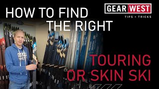 How to Choose the Right XC Ski Touring Skis and Skins touringskis skinskis nordicskis [upl. by Holey]