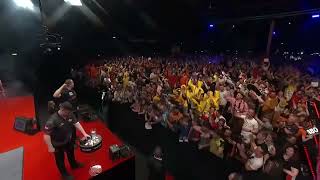 Dirk van Duijvenbode Walk On Incident 2023  Dutch Darts Championship Leeuwarden [upl. by Carroll]