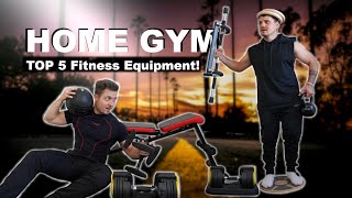 TOP 5 GERÄTE FÜR DEIN HOME GYM [upl. by Yelyk751]