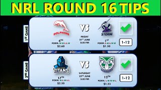 NRL Round 16 Tips and Predictions 2024 [upl. by Ihteerp663]