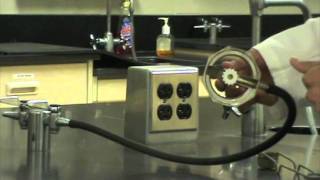 Lighting a Bunsen Burner [upl. by Aciram]